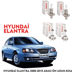 Resim HYUNDAİ ELANTRA 2005 MODEL ÖN UZUN-KISA 4 LÜ FAR AMPÜLÜ TAKIMI BOSCH 