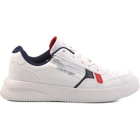 Resim Slazenger Beyaz-lacivert Kadın Spor Ayakkabı Majority G Beyaz-lacivert 