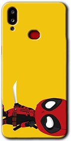 Resim MRCİLETİSİMmrc-164713 DeadPool 6 Kılıf Kapak Hayalet Ekran Yandan Gözükmez Samsung Galaxy A10s ile uyumlu 