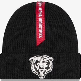Resim Alpha Industries x New Era Chicago Bears Short Cuff Unisex Siyah Bere 