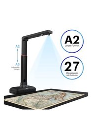 Resim Viisan Vıısan S21 Geniş Format Kitap ve Belge Tarayıcı, 27MP Çözünürlük 
