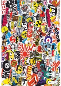 Resim Sevenkardeşler A4 Sticker 024 Tek Paket Çoklu Sticker 