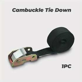 Resim Hightower 1"x3m Premium Bağlama Kayışı Siyah 1 Adet Bagaj Ve Kayak Kullanımı İçin 