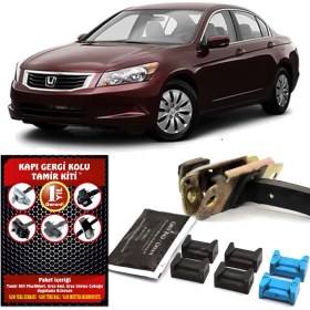 Resim BARRER Honda Accord 8. Jenerasyon Kapı Gergi Kolu Limitör Tamir Kiti 2 Kapı Set 2008-2017 Uyumlu 