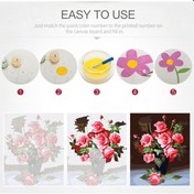 Resim Teltree 30x40cm Dıy Rakamlı Yağlı Boya Tablo - Stres Azaltıcı Ev Dekorasyonu, Tüm Beceri Seviyeleri İçin Gx046 Çerçevesiz 