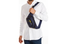 Resim Su Geçirmez Kulaklık USB Çıkışlı Unisex Siyah Çapraz Askılı Bel Omuz ve Spor Çanta 