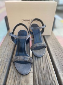 Resim Pierre Cardin ® | PC-54532 Taş Detaylı Kadın Topuklu Sandalet Ayakkabı 