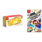 Resim Switch Lite Sarı Yellow + Super Mario Party 