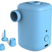 Resim Ranyeek Taşınabilir Şişme Pompası - Hızlı Ve Sessiz, 300 L/dk, 40 Saat Çalışma, Mavi 