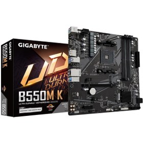 Resim Gigabyte B550M-K AMD AMD B550 AM4 DDR4 4733 MHz Masaüstü Anakart 