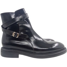 Resim Oneka Shoes Erkek Günlük Çizme gold dilli tokalı siyah açma 420525ÇYT1041 