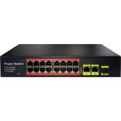 Resim URANIUM POE-1621SFP-200W 16 PORT 10/100+2XGIGABIT RJ45+1XSFP UPLINK POE RACKMOUNT SWITCH URANIUM POE-1621SFP-200W 16 PORT 10/100+2XGIGABIT RJ45+1XSFP UPLINK POE RACKMOUNT SWITCH