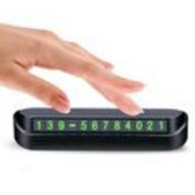 Resim Ankaflex Fosforlu Açılır Kapanabilir Numaratör Ön Torpido Üstü Telefon Numarası Göstergesi Araba 