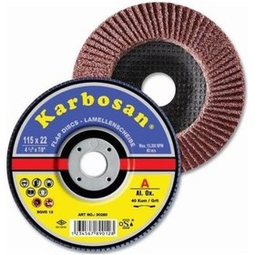 Resim Karbosan 115X22 40 Kum Flap Disk Zımpara 1 Adet 
