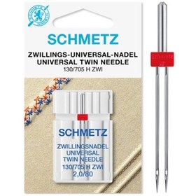 Resim Schmetz Ev Tipi Aile Dikiş Makinesi Çiftli Dikiş İğnesi / 130/705 