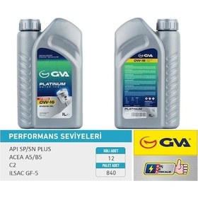 Resim Gva 9920851 - Motor Yağı 1 Lt 0w16 Tam Sentetik Apı Sp / Sn-plus 