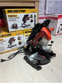 Resim MAXPLUS Tablalı 45 gönye kesme 210 bıçak çapı 45-açılı yatar 