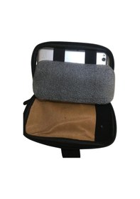 Resim Siyah Su Geçirmez Kol Bağlantılı Lastikli Ayarlı Telefon Tutucu 