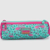 Resim Pembe Coral High 22012 Pembe Üç Bölmeli Kalem Çantası 