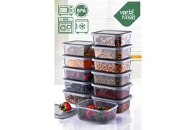 Resim VarBiFırsat 12'li Saklama Kabı, Kahvaltılık ve Erzak Kabı 