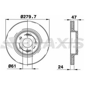 Resim Fren Diski Ön Laguna Iı 1.6 / 1.8 / 1.9 / 2.0 5 Bıjon 