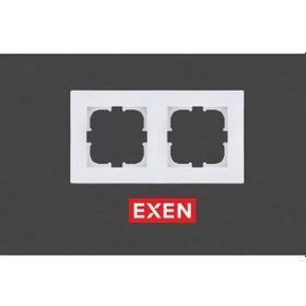 Resim Exen Karell Beyaz İkili Çerçeve 