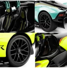 Resim Tıfıl Toys Kumandalı Şarjlı Işıklı Full Fonksiyon Aston Martin Valkyrie Oyuncak Araba Turkuaz Turkuaz 