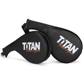 Resim Titan Sport Taekwondo Raket Ellik Siyah 2'li Set 