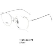 Resim Snapbuy 7.1g Ultra Hafif Titanyum Oval Gözlük - Unisex Yaz Stili Moda Çerçeve103 Kahverengi 