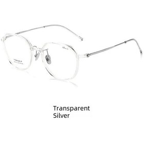 Resim Snapbuy 7.1g Ultra Hafif Titanyum Oval Gözlük - Unisex Yaz Stili Moda Çerçeve103 Kahverengi 