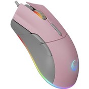 Resim Rampage Smx-r21 Compact Usb Pembe/gri Rgb Işıklı+macro 7200dpi / 1000hz Gaming Oyuncu Mouse Rampage - 