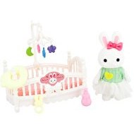 Resim Bay Dreamy Mini Tavşan Aksesuarlı Bebek Odası Seti 