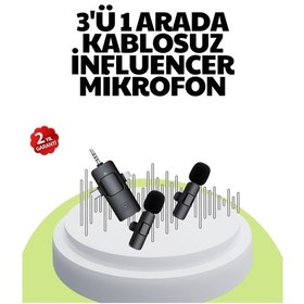 Resim Çok Yönlü Mikrofon - Net Ses, Uzun Pil 