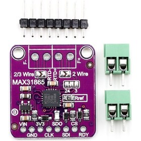 Resim MAX31865 Thermocouple Modül RTD Sıcaklık Isı Sensör Okuyucu 15 Bit ADC SPI PT1000 