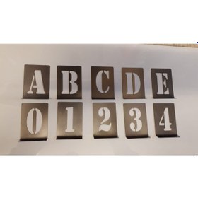 Resim Harf&Rakam Yazı Şablonu 