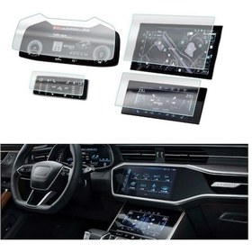 Resim Audi A6 Mat Ekran Koruyucu Multimedya Kumanda Gösterge Klima ' Sadece Ekran Koruyucu 