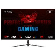 Resim RAYDIN MM27RFA-300HZ, 27", 1ms, 300Hz, Full HD, 2xHDMI, DP, VA LED, R1500 Curved, Frameless, FreeSync Gaming Monitör 