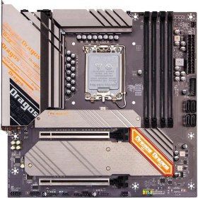 Resim Daisy Home Dragos Dragmode B760M D4PRO Sata,m2 Ddr4 4000MHZ Usb3.2 Type C Dp HDMI Ses 2.5gbe Lan 1700P Atx Anakart 