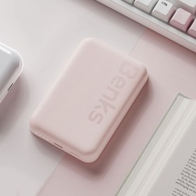 Resim Benks MP10 M-safe Magnetik İnce Tasarımlı Powerbank 6000mAh - Mavi 