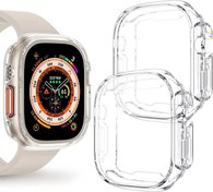 Resim Apple Watch Uyumlu Şeffaf Full Kasa Koruyucu Silikon 
