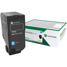 Resim Lexmark CS727-75B50C0 Mavi Orijinal Toner 