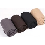 Resim Siyah Kadın Moda Kalın 120D Külotlu Çorap Siyah 