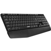 Resim Everest KB-951U Siyah USB Bilek Destekli Q Standart Ofis Klavye 