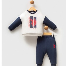 Resim U.s. Polo Assn Erkek Bebek Lacivert Takım 5274-48897 Lacivert 