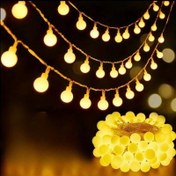 Resim 1 Adet USB Güçlü LED Küre Işıklı Dizisi - Dış Mekan Peri Işığı, Düğün Dekorasyonu, İç Mekan Yatak Odası Süsü, Duvar Dekoru, Çadır ve Noel Aydınlatması 
