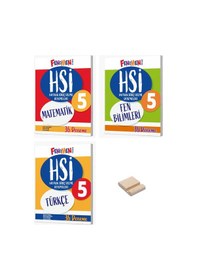 Resim Fenomen 5. Sınıf Matematik Fen Ve Türkçe Haftalık Süreç İzleme Denemeleri 3lü Set + Telefon Standı 