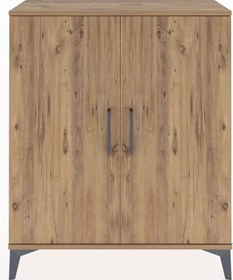 Resim Arges Şifonyer Tek Raflı 2 Kapaklı 88x30x106 Çam-çam Çam 