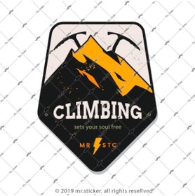 Resim Bay Etiket Hbg65 Tirmanis Ruhunu Ozgur Birak Yazili Etiket 