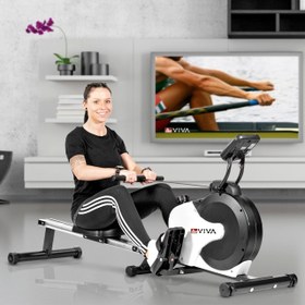 Resim AsVIVA RA11 Kürek Aleti Manyetik & Kürek Kondisyon Spor Aleti | Profesyonel ve Katlanabilir Kürek Ergometresi 