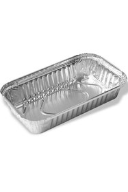 Resim BAR-PACK Alüminyum Kap 500gr Dikdörtgen Kapaklı 100 Adet 